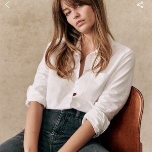 Sezane Tomboy Shirt - Size 8